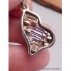 Bijou Pendentif argent Quartz Bismuth réticulé (lab) Pendentifs pierres naturelles AW53.5