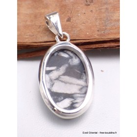Pendentif Pinolite oval-dd Pendentifs pierres naturelles AW52.2