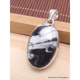 Pendentif Pinolite oval-dd Pendentifs pierres naturelles AW52.2
