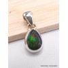 Pendentif Opale noire du Chili forme goutte Pendentifs pierres naturelles AW51.3