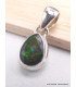Pendentif Opale noire du Chili forme goutte Pendentifs pierres naturelles AW51.3