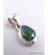 Pendentif Opale noire du Chili forme goutte Pendentifs pierres naturelles AW51.3