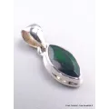 Pendentif Opale noire du Chili marquise - Bijoux en Opale Noire