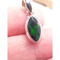 Pendentif Opale noire du Chili marquise - Bijoux en Opale Noire
