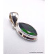 Pendentif Opale noire du Chili marquise Bijoux en Opale Noire AW51.5