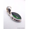 Pendentif Opale noire du Chili marquise Bijoux en Opale Noire AW51.5