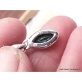 Pendentif Opale noire du Chili marquise - Bijoux en Opale Noire
