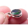 Pendentif oval en Opale noire du Chili Bijoux en Opale Noire AW51.6