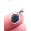 Pendentif oval en Opale noire du Chili Bijoux en Opale Noire AW51.6