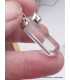 Pendentif Cristal de roche brut Campo del Cielo Pendentifs pierres naturelles AW54.6