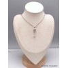 Pendentif Cristal de roche brut Campo del Cielo Pendentifs pierres naturelles AW54.6