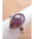 Bague Super seven forme poire taille 56 Bijoux en Cacochynite Super Seven YM27.14