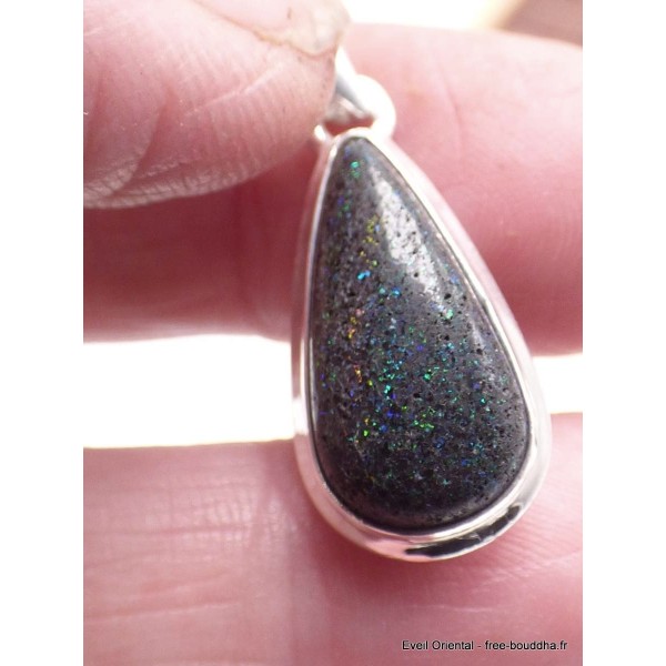 Pendentif en Opale Black Matrix Pendentifs pierres naturelles CWA123