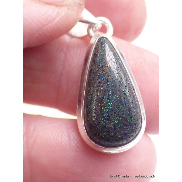 Pendentif en Opale Black Matrix Pendentifs pierres naturelles CWA123