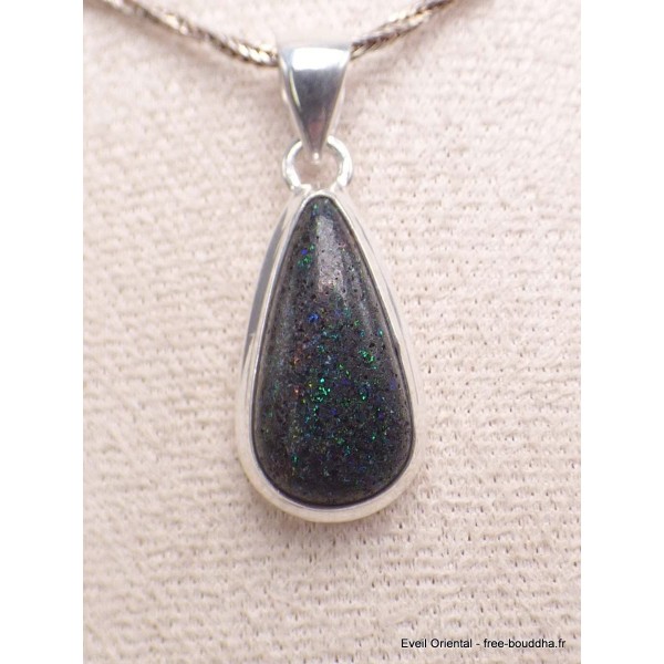 Pendentif en Opale Black Matrix Pendentifs pierres naturelles CWA123