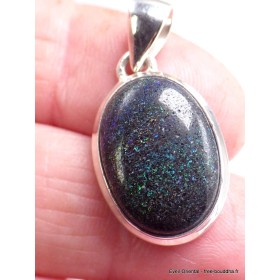 Pendentif en Opale Black Matrix oval Bijoux en Opale Black Matrix CWA123.1