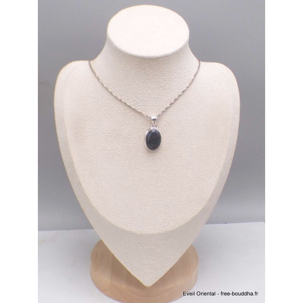 Pendentif en Opale Black Matrix oval Pendentifs pierres naturelles CWA123.1