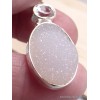 Pendentif en Quartz naturel druze Pendentifs pierres naturelles CWA124