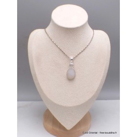 Pendentif en Quartz naturel druze Pendentifs pierres naturelles CWA124