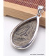 Pendentif goutte en Pyrite plume Bijoux en Pyrite Plume CWA125.2