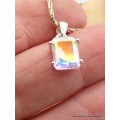 copy of Pendentif Topaze Mercury mystique rectangulaire Pendentifs pierres naturelles AW59-a