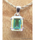 copy of Pendentif Topaze Mercury mystique rectangulaire Pendentifs pierres naturelles AW59-a