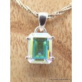 copy of Pendentif Topaze Mercury mystique rectangulaire Pendentifs pierres naturelles AW59-a