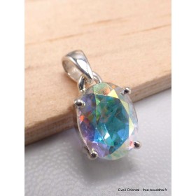 Pendentif Topaze Mercury ovale Bijoux en Topaze Mercury AW59-b