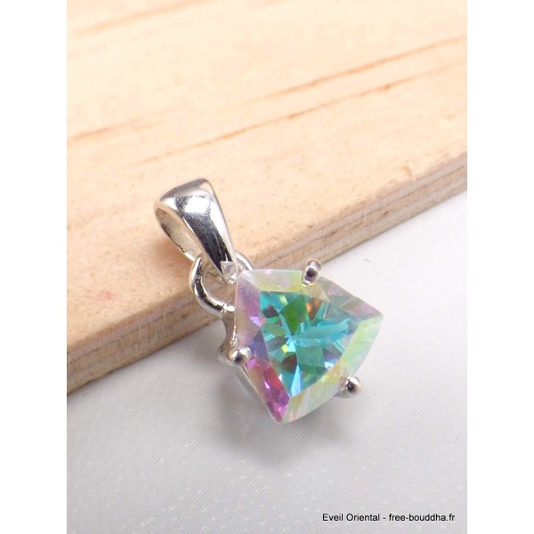Pendentif Topaze Mercury taille trillion Bijoux en Topaze Mercury AW59.3