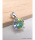 Pendentif Topaze Mercury facettée ronde Bijoux en Topaze Mercury AW59.4