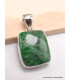 Petit Pendentif en Jade Maw Sit rectangulaire Pendentifs pierres naturelles AW58.5