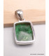 Petit Pendentif en Jade Maw Sit rectangulaire Pendentifs pierres naturelles AW58.5