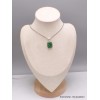 Petit Pendentif en Jade Maw Sit rectangulaire Pendentifs pierres naturelles AW58.5