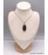 Bijou Pendentif en Malachite Noire Psilomélane Pendentifs pierres naturelles AW76.2