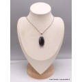 Bijou Pendentif en Malachite Noire Psilomélane Pendentifs pierres naturelles AW76.2