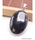 Bijou Pendentif en Malachite Noire Psilomélane Pendentifs pierres naturelles AW76.2