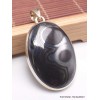 Bijou Pendentif en Malachite Noire Psilomélane Pendentifs pierres naturelles AW76.2