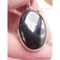 Bijou Pendentif en Malachite Noire Psilomélane Pendentifs pierres naturelles AW76.2