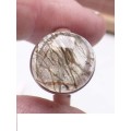 Bague Quartz rutile vert taille 58 Taille 58 CWA127