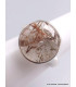 Bague Quartz rutile inclusions de Tourmaline taille 54 Bagues pierres naturelles CWA127.2
