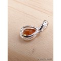 Pendentif Grenat Mandarin serti clos Pendentifs pierres naturelles CWA131