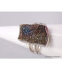 Bague Pyrite arc-en-ciel bleu bronze taille 58 Bijoux en Pyrite arc-en-ciel YM36.3