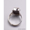 Bague Pyrite arc-en-ciel bleu bronze taille 58 Bijoux en Pyrite arc-en-ciel YM36.3