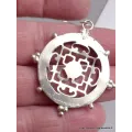 Boucles d'oreilles tibétaines Mandala - Bijoux tibetains bouddhistes