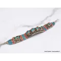 Bracelet tibétain traditionnel 4 pierres - Bracelets tibétains bouddhistes
