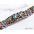 Bracelet tibétain traditionnel 4 pierres - Bracelets tibétains bouddhistes