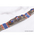 Bracelet tibétain traditionnel couleur lapis lazuli Bracelets tibétains bouddhistes BTT7