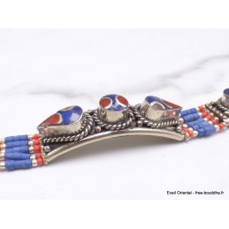 Bracelet tibétain traditionnel couleur lapis lazuli Bracelets tibétains bouddhistes BTT7