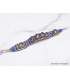 Bracelet tibétain couleur lapis lazuli-o Bracelets tibétains bouddhistes BTT8
