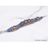 Bracelet tibétain couleur lapis lazuli-o Bracelets tibétains bouddhistes BTT8